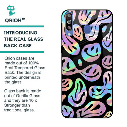 Acid Smile Glass Case for Samsung Galaxy M40