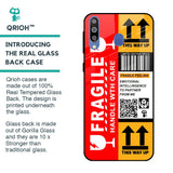 Handle With Care Glass Case for Samsung Galaxy M40