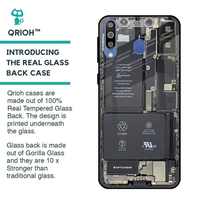 Skeleton Inside Glass Case for Samsung Galaxy M40