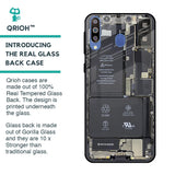 Skeleton Inside Glass Case for Samsung Galaxy M40