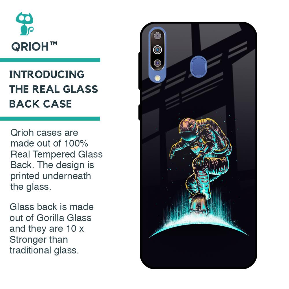 Star Ride Glass Case for Samsung Galaxy M40