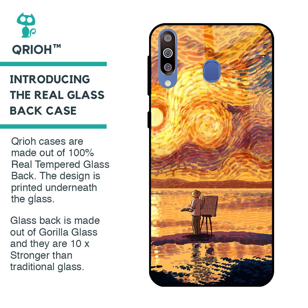 Sunset Vincent Glass Case for Samsung Galaxy M40