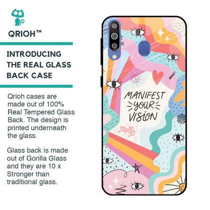 Vision Manifest Glass Case for Samsung Galaxy M40