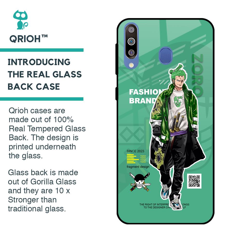 Zoro Bape Glass Case for Samsung Galaxy M40