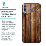 Timber Printed Glass case for Samsung Galaxy M40