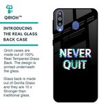 Never Quit Glass Case For Samsung Galaxy M40