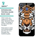 Angry Tiger Glass Case For Samsung Galaxy M40