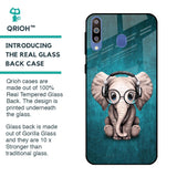 Adorable Baby Elephant Glass Case For Samsung Galaxy M40