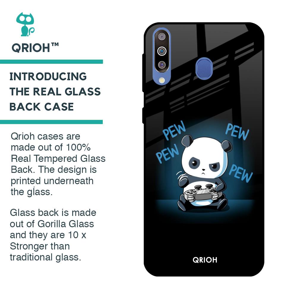 Pew Pew Glass Case for Samsung Galaxy M40