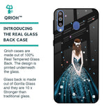 Queen Of Fashion Glass Case for Samsung Galaxy M40