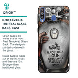 Royal Bike Glass Case for Samsung Galaxy M40