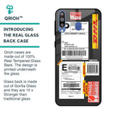 Cool Barcode Label Glass case For Samsung Galaxy M40