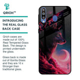 Moon Wolf Glass Case for Samsung Galaxy M40