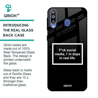 Dope In Life Glass Case for Samsung Galaxy M40
