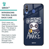 Struggling Panda Glass Case for Samsung Galaxy M40