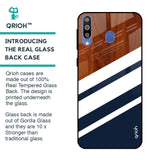 Bold Stripes Glass case for Samsung Galaxy M40