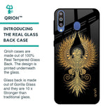 Mythical Phoenix Art Glass Case for Samsung Galaxy M40