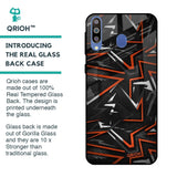 Vector Art Glass Case for Samsung Galaxy M40