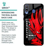 Red Vegeta Glass Case for Samsung Galaxy M40