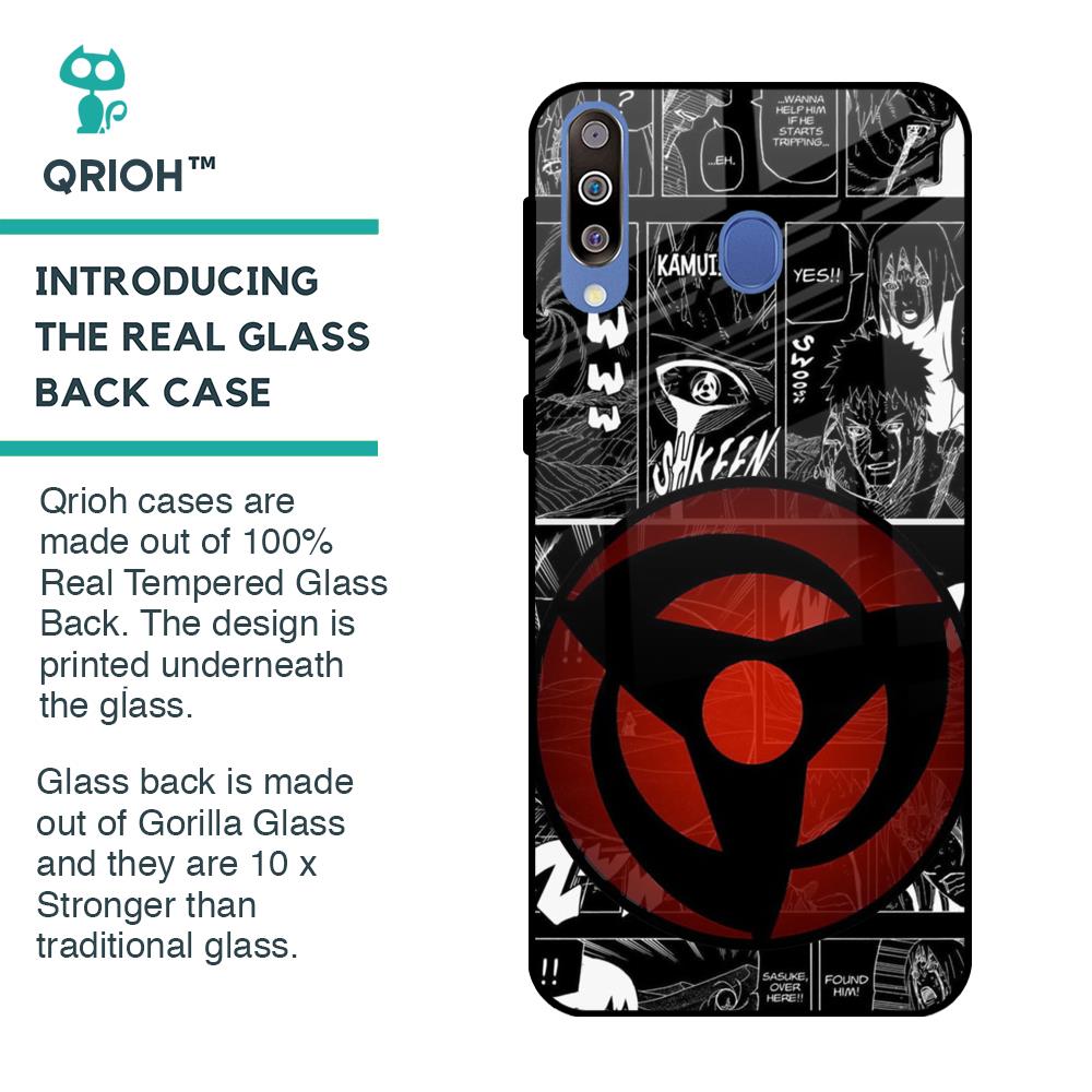 Sharingan Glass Case for Samsung Galaxy M40
