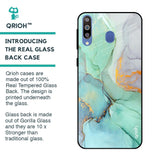 Green Marble Glass case for Samsung Galaxy M40