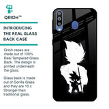 Monochrome Goku Glass Case for Samsung Galaxy M40
