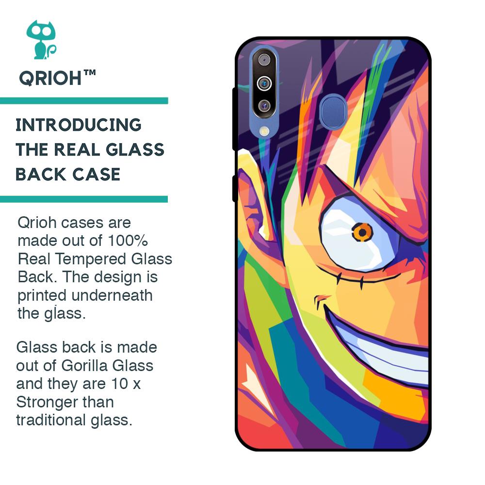 Monkey Wpap Pop Art Glass Case for Samsung Galaxy M40
