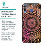 Floral Mandala Glass Case for Samsung Galaxy M40