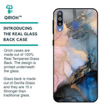 Marble Ink Abstract Glass Case for Samsung Galaxy M40