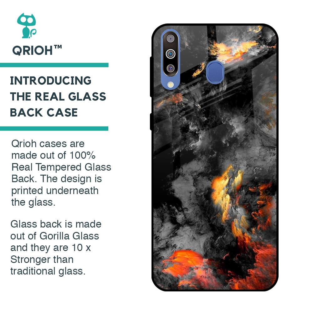 Lava Explode Glass Case for Samsung Galaxy M40