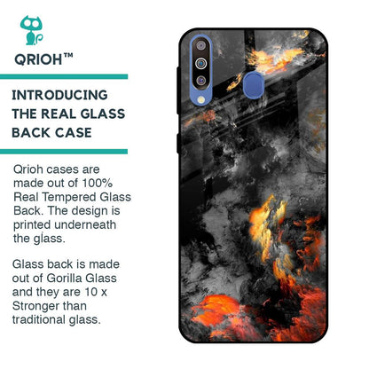 Lava Explode Glass Case for Samsung Galaxy M40