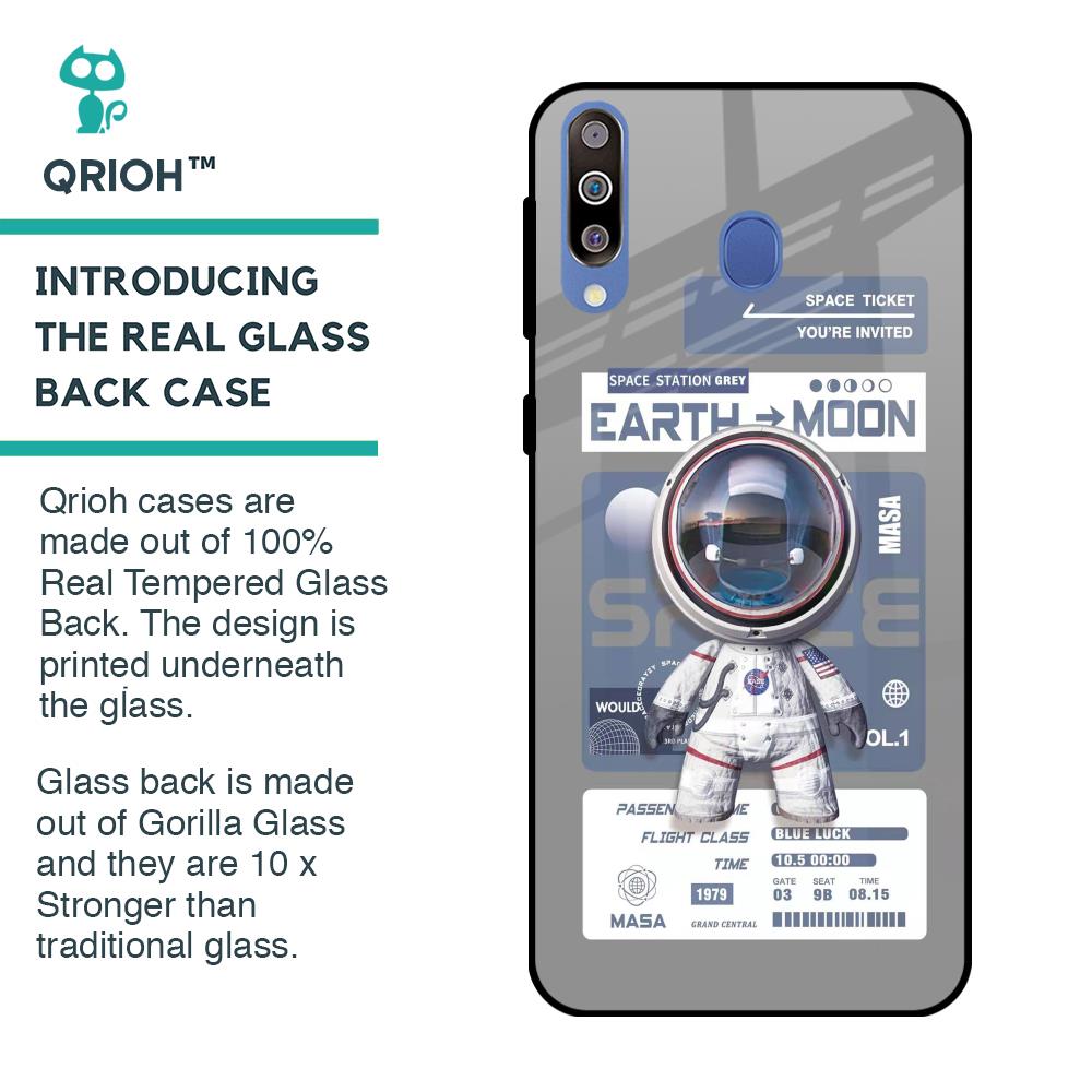 Space Flight Pass Glass Case for Samsung Galaxy M40