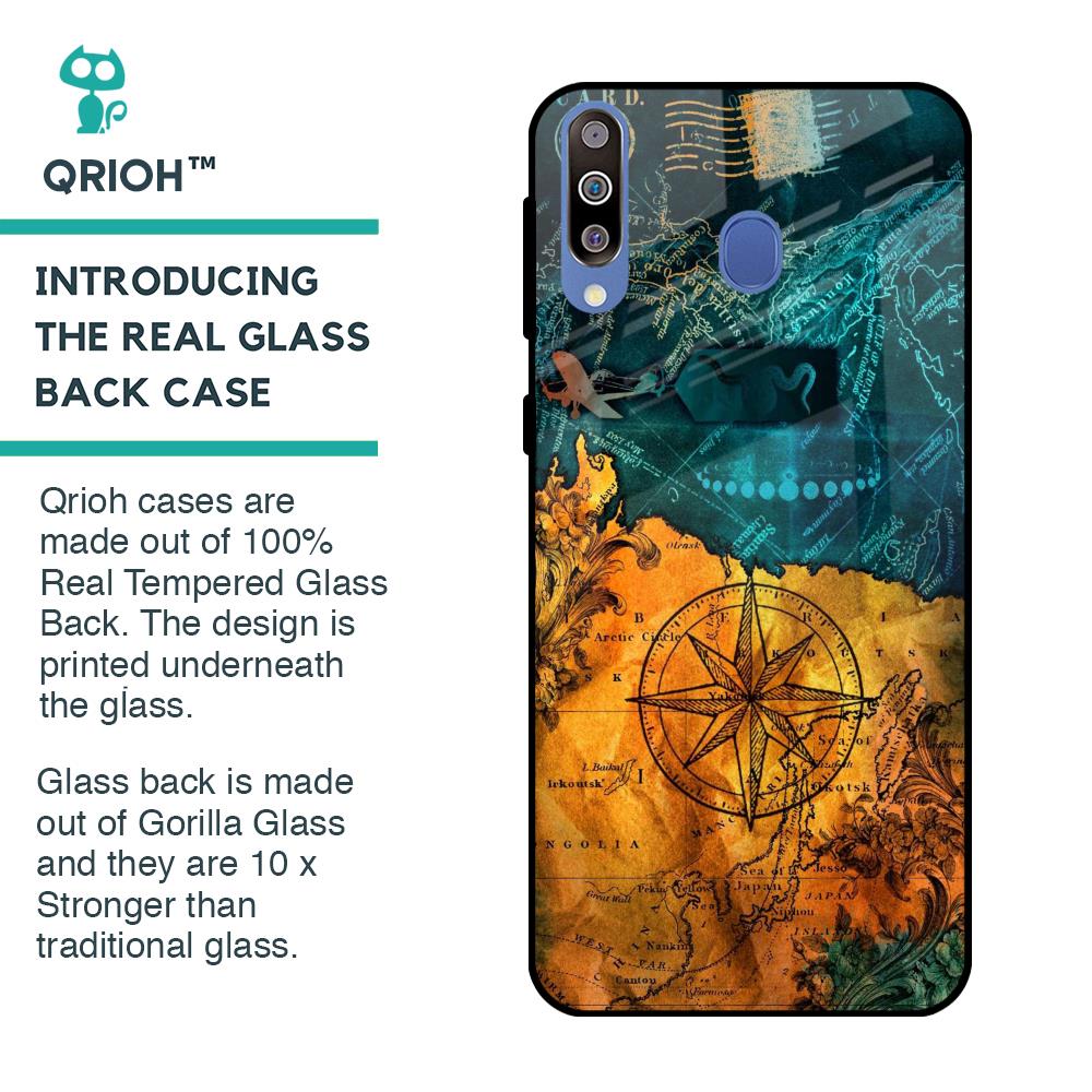 Architecture Map Glass Case for Samsung Galaxy M40