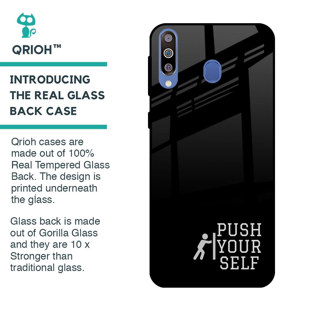 Push Your Self Glass Case for Samsung Galaxy M40