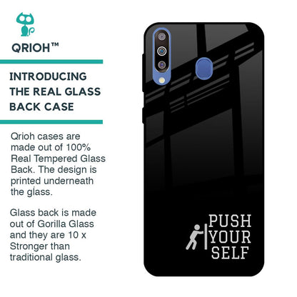 Push Your Self Glass Case for Samsung Galaxy M40