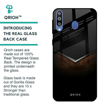 Dark Walnut Glass Case for Samsung Galaxy M40