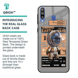 Space Ticket Glass Case for Samsung Galaxy M40