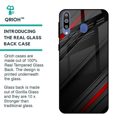 Modern Abstract Glass Case for Samsung Galaxy M40