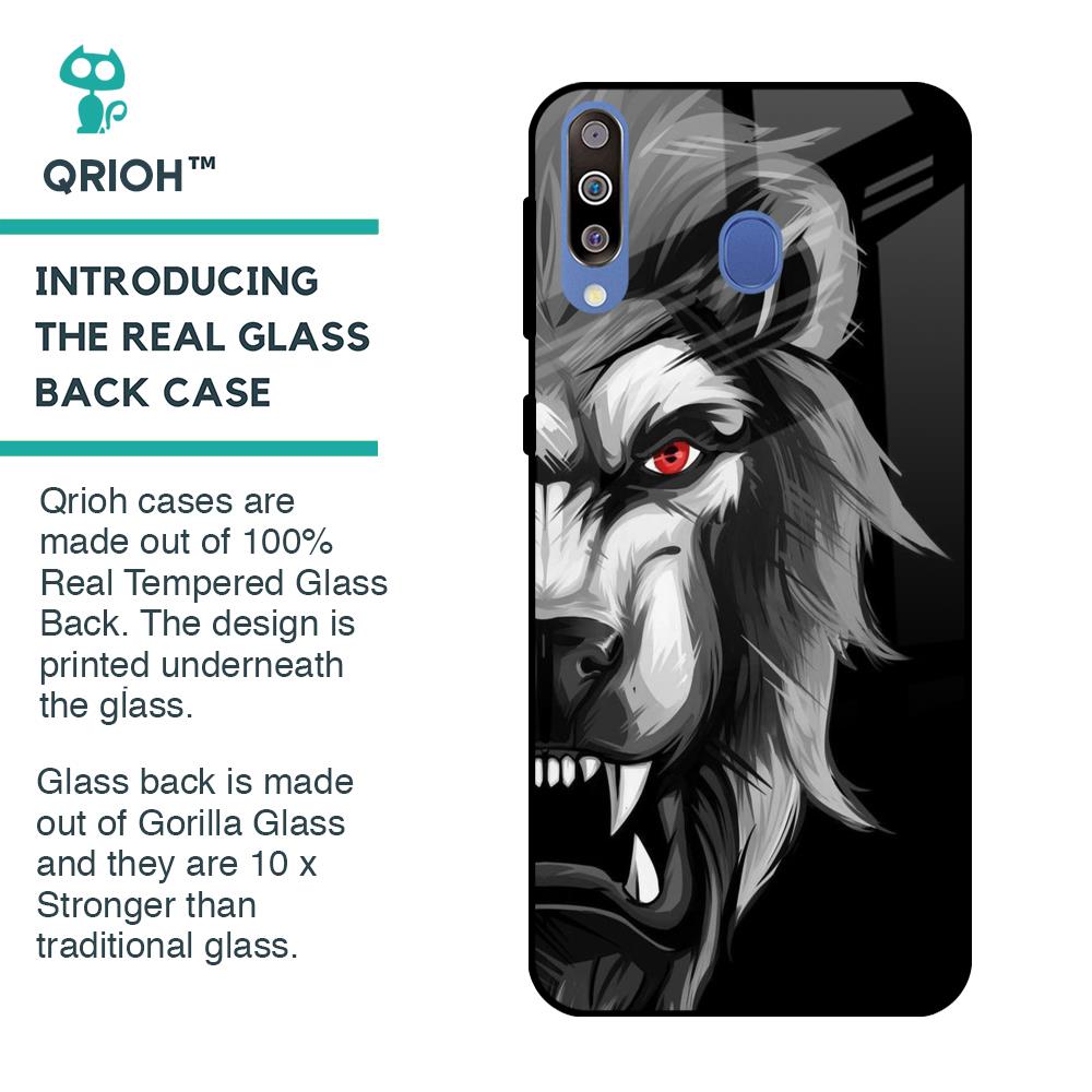 Wild Lion Glass Case for Samsung Galaxy M40