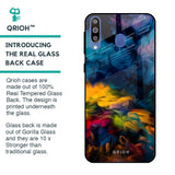 Multicolor Oil Painting Glass Case for Samsung Galaxy M40