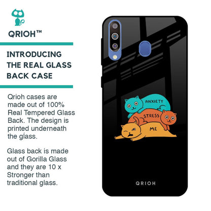 Anxiety Stress Glass Case for Samsung Galaxy M40