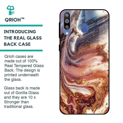 Exceptional Texture Glass Case for Samsung Galaxy M40