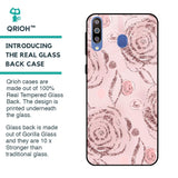 Shimmer Roses Glass case for Samsung Galaxy M40