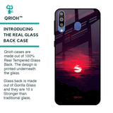 Morning Red Sky Glass Case For Samsung Galaxy M40