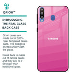 Pink Ribbon Caddy Glass Case for Samsung Galaxy M40