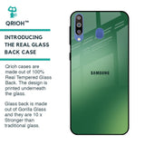 Green Grunge Texture Glass Case for Samsung Galaxy M40