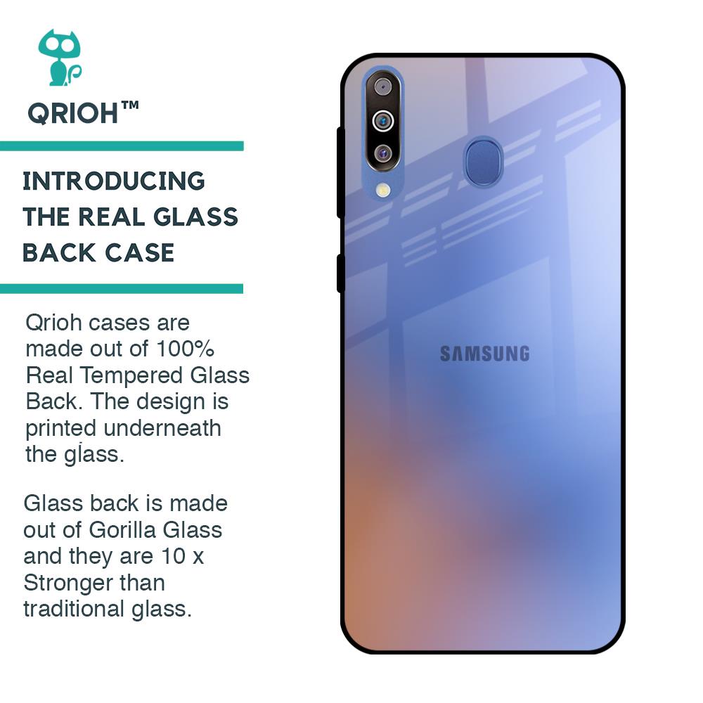 Blue Aura Glass Case for Samsung Galaxy M40