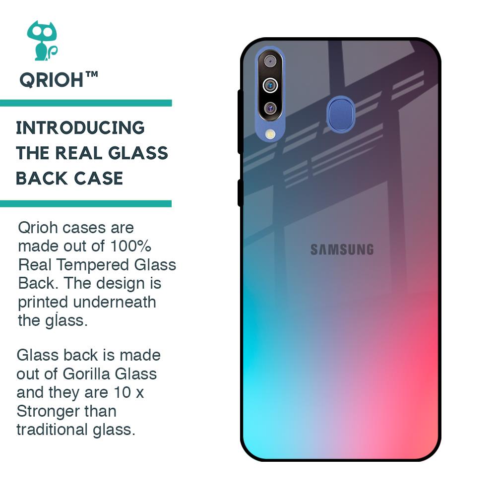 Rainbow Laser Glass Case for Samsung Galaxy M40