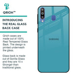 Oceanic Turquiose Glass Case for Samsung Galaxy M40