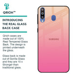 Pastel Pink Gradient Glass Case For Samsung Galaxy M40